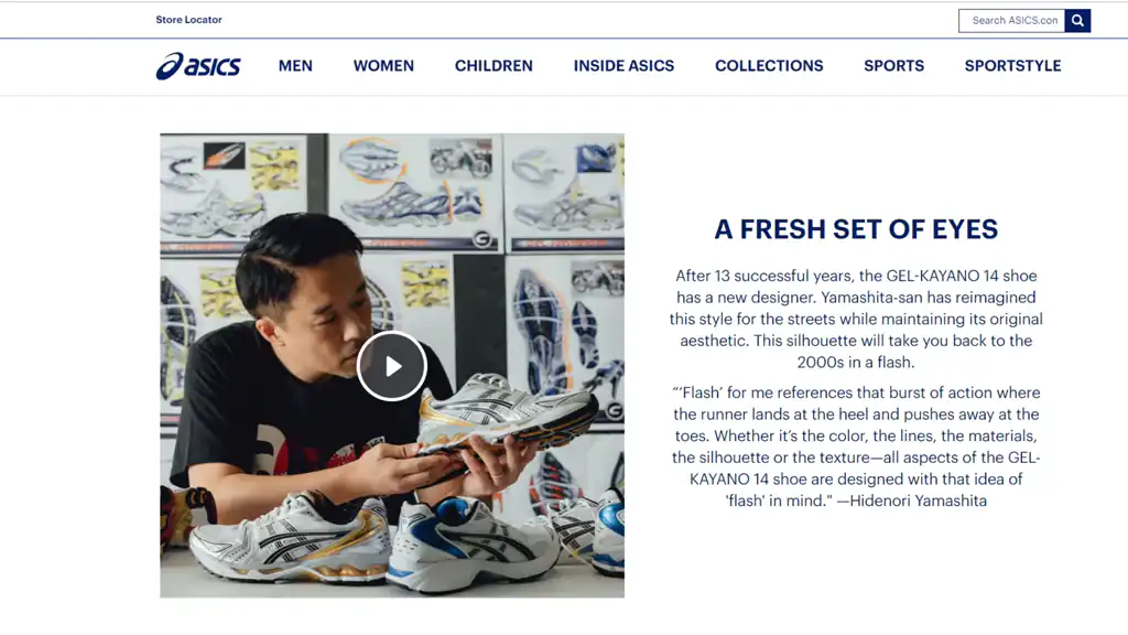 ย้อนดูอีกทีสนีกเกอร์สไตล์ญี่ปุ่น ASICS GEL-KAYANO 14 Hidenori Yamashita ผู้ออกแบบ asics gel kayano 14 ปี 2020