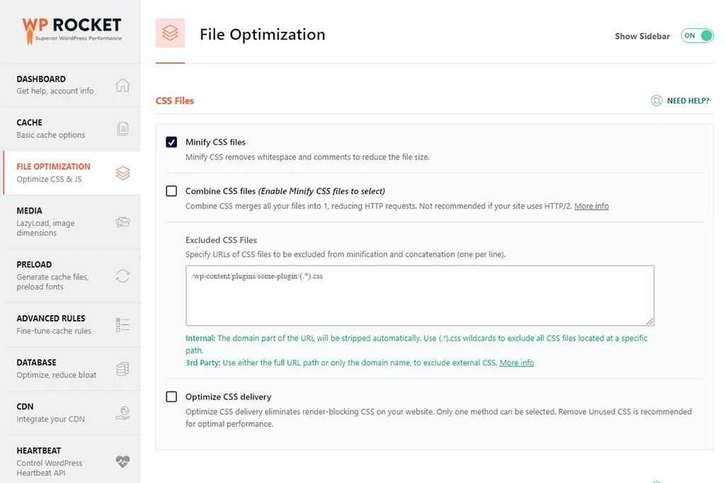 File Optimization