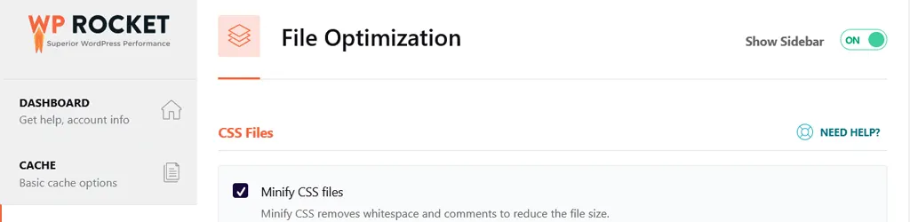 แนะนำการใช้งาน/การตั้งค่าส่วน File Optimization