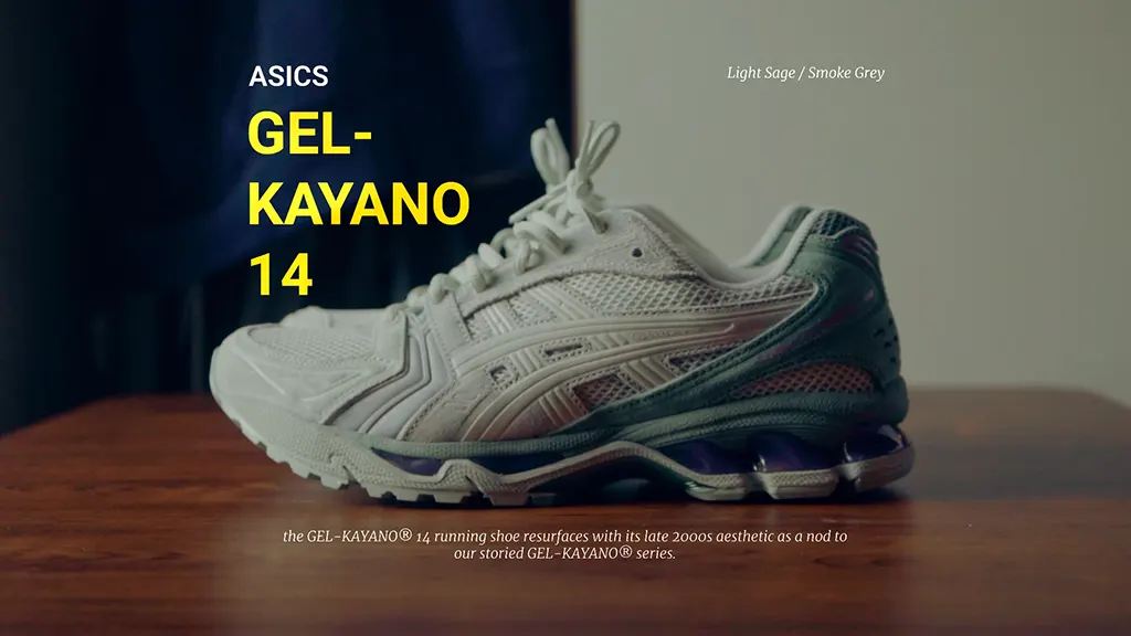 ASICS GEL-KAYANO 14 - Light Sage / Smoke Grey