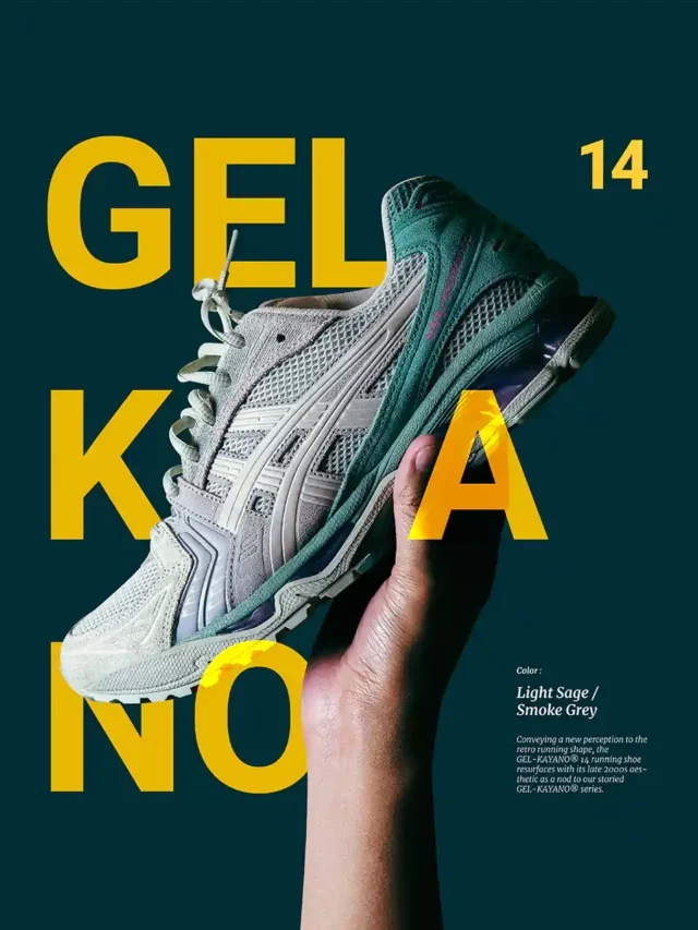 ASICS GEL-KAYANO 14 – Light Sage / Smoke Grey