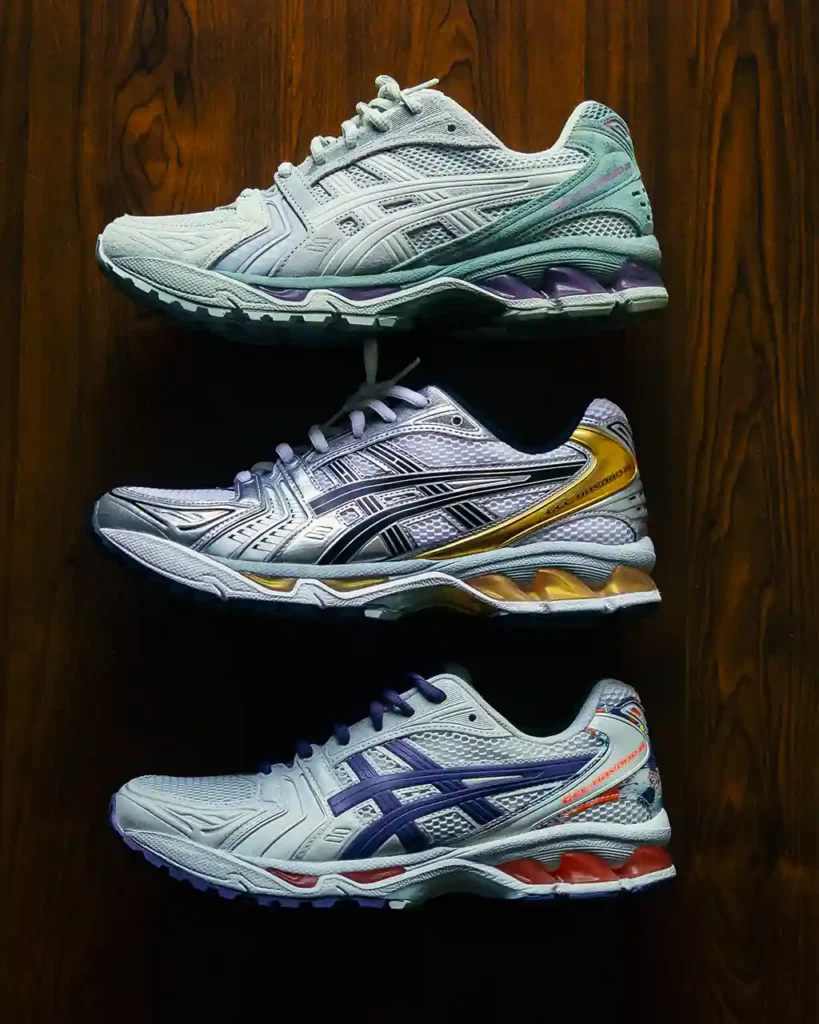 ASICS GEL-KAYANO 14 ทั้ง 3 สี ที่ผมชอบใส่ : Light Sage / Pure Gold / Thunder blue