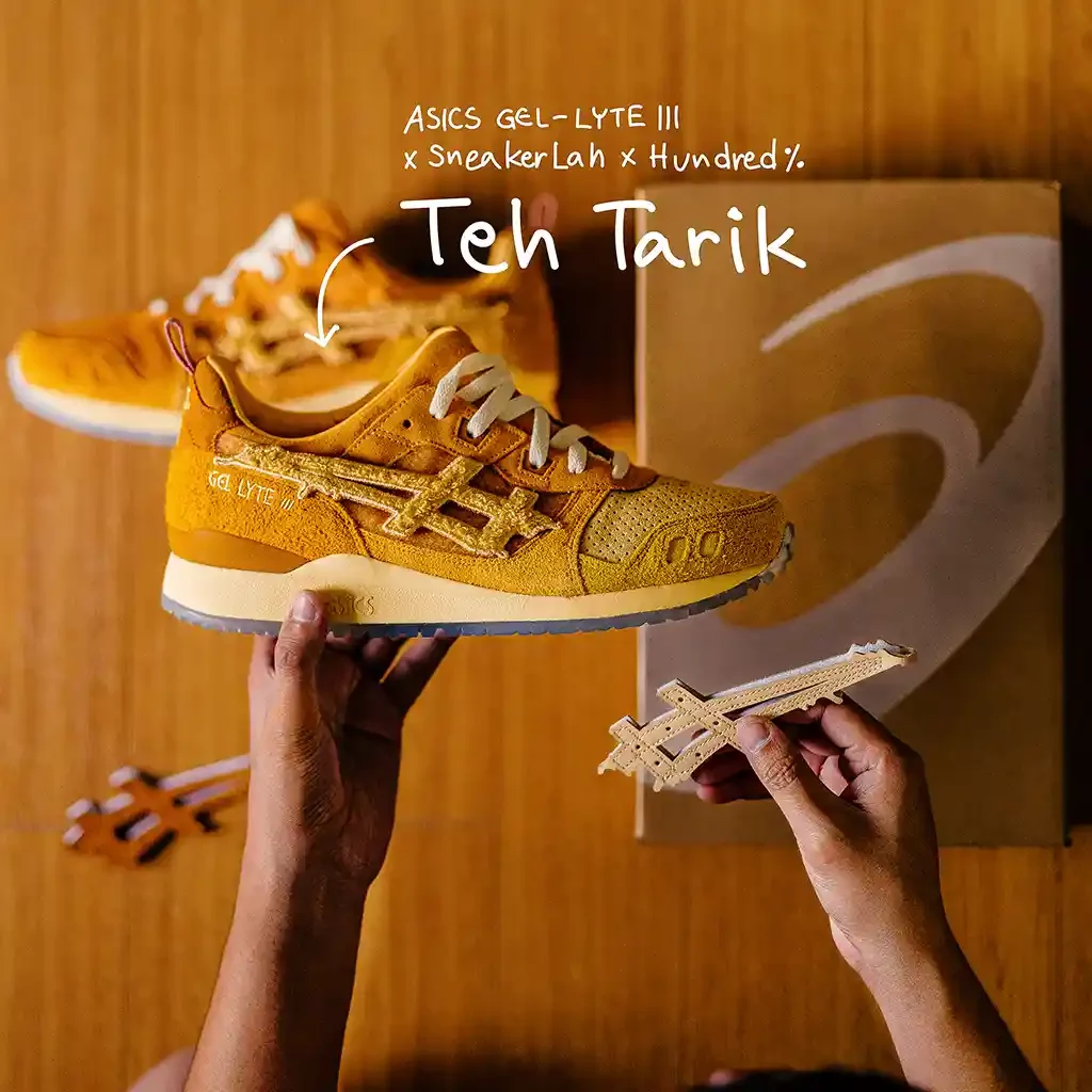 SneakerLAH x HUNDRED% x ASICS GEL-LYTE III – ‘TEH TARIK’