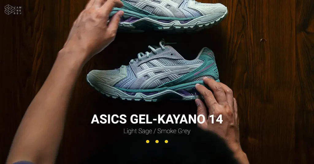 วันนี้ขอหยิบเอา ASICS GEL-KAYANO 14 สี Light Sage มารีวิวและ On feet ให้ดูกันครับว่าสีนี้มันสวยขนาดไหน ซึ่งบอกเลยว่าสายแต่งตัว Minimal style น่าจะชอบแน่ ๆ และที่สำคัญ สีนี้เป็นแบบ Unisex ผู้ชายก็ใส่ได้กันครับ