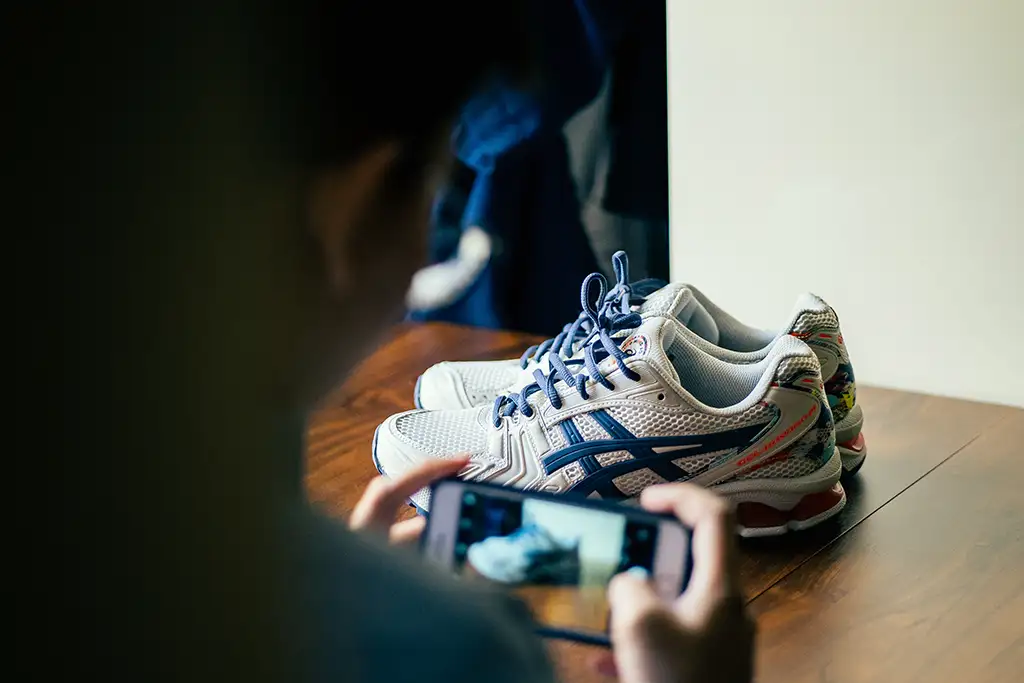 ASICS GEL-KAYANO 14 Glacier Grey / Thunder Blue