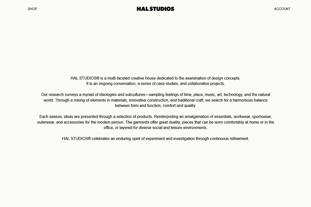 HAL Studio ครีเอทีฟเฮาส์(Creative House) โฟกัสงานงานด้านการดีไซน์เป็นหลัก