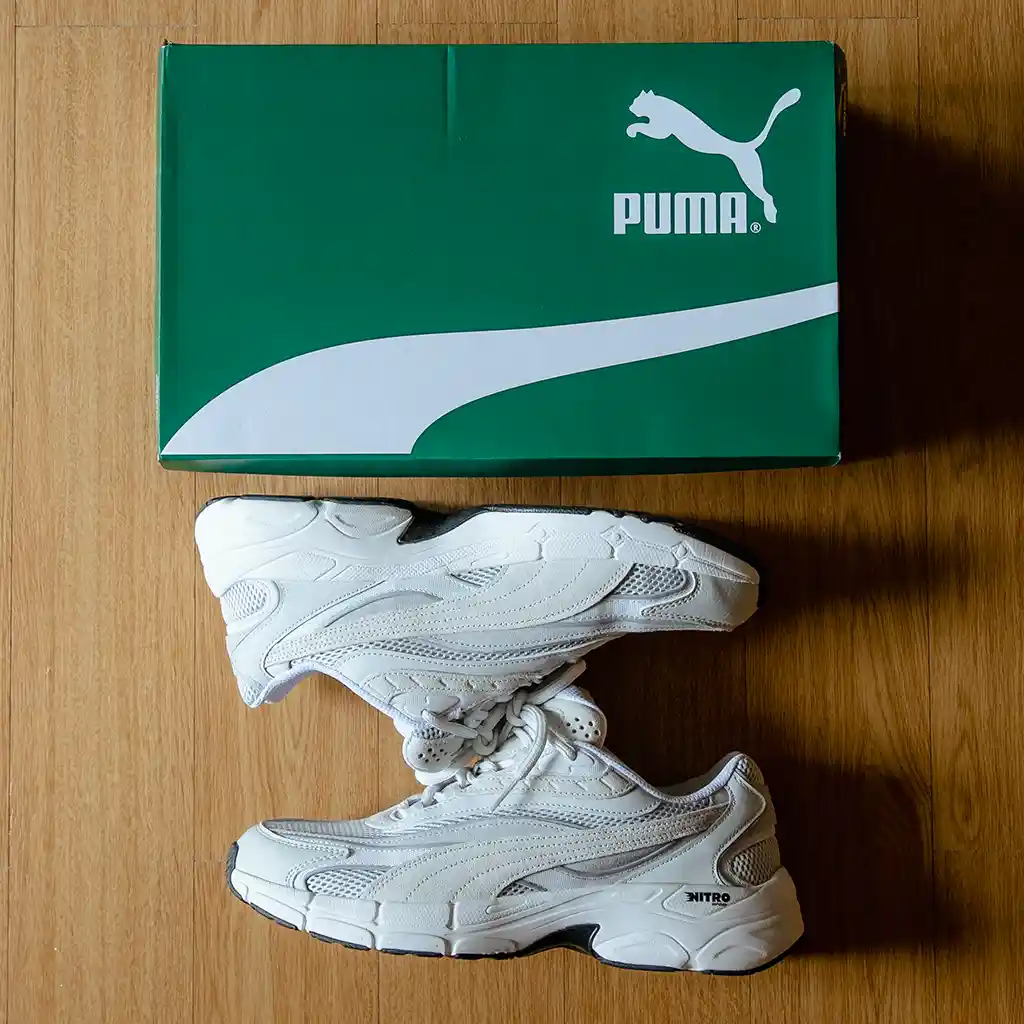 Teveris NITRO Vortex หนึ่งใน PUMA Sneakers ที่ผมเพิ่งเคยใส่