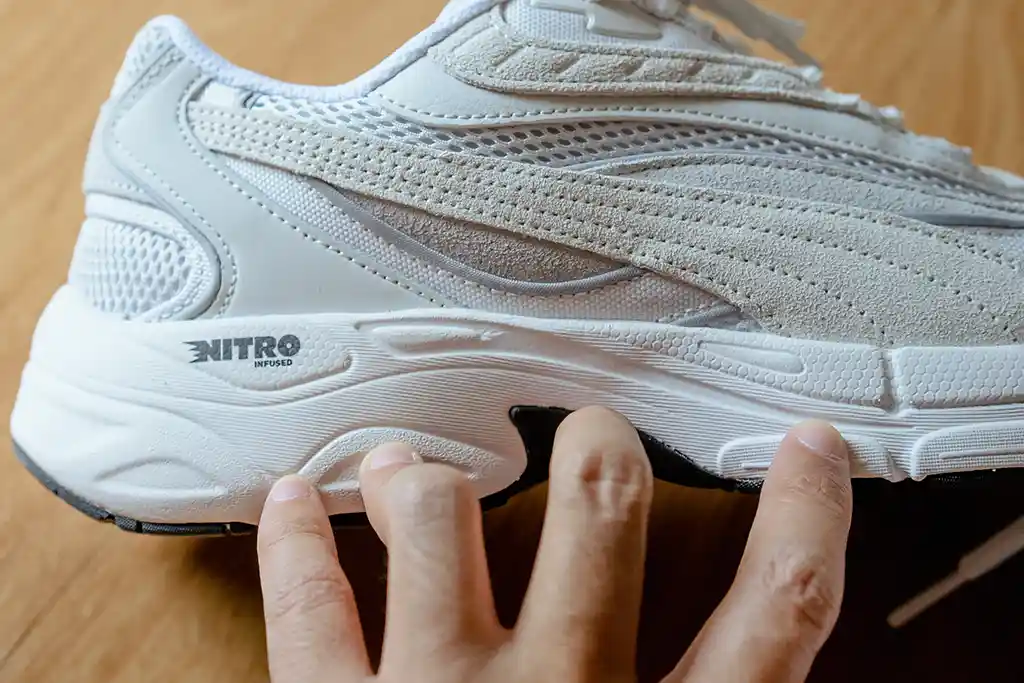 เทคโนโลยีโฟม NITRO ของ PUMA Teveris NITRO Vortex