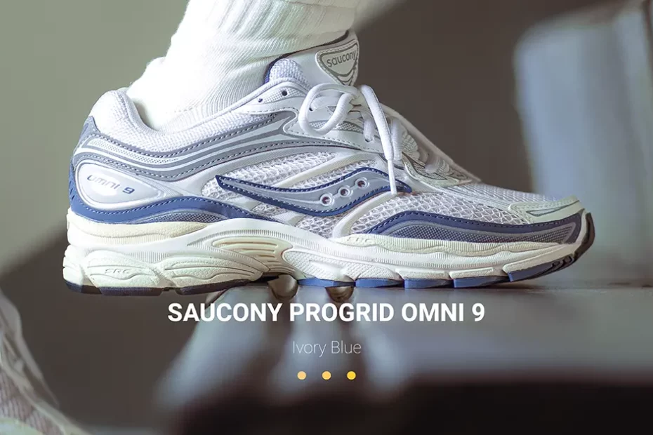 Saucony ProGrid Omni 9 ‘Ivory Blue’